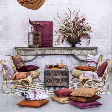 Anna cushion cover velvet - rust red - Boel & Jan