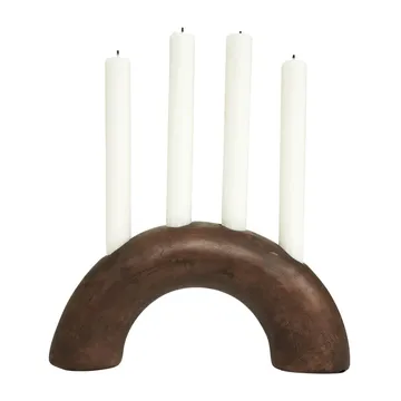 Arcus advent candle 26 cm - Brown - Boel & Jan