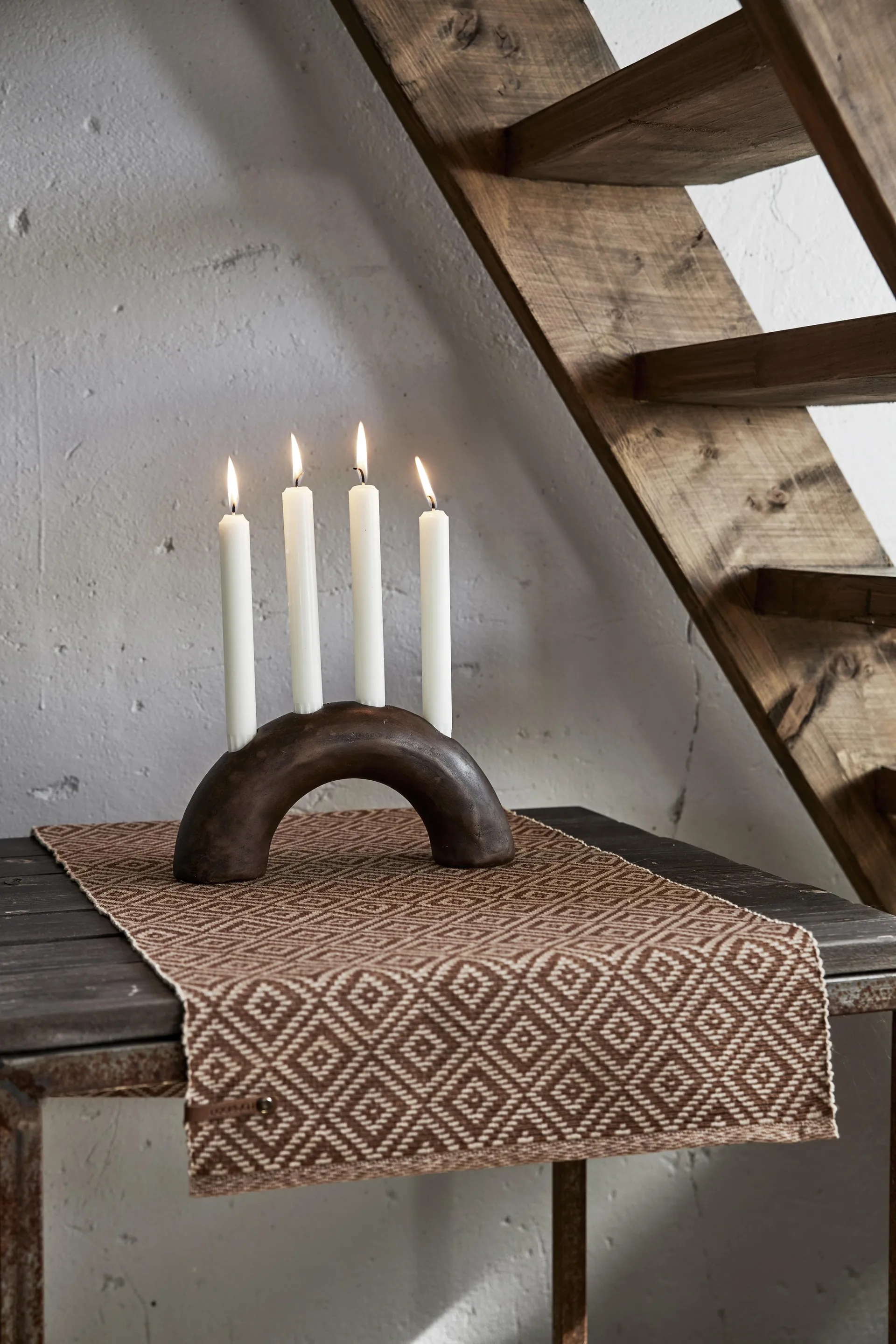 Arcus advent candle 26 cm, Brown Boel & Jan