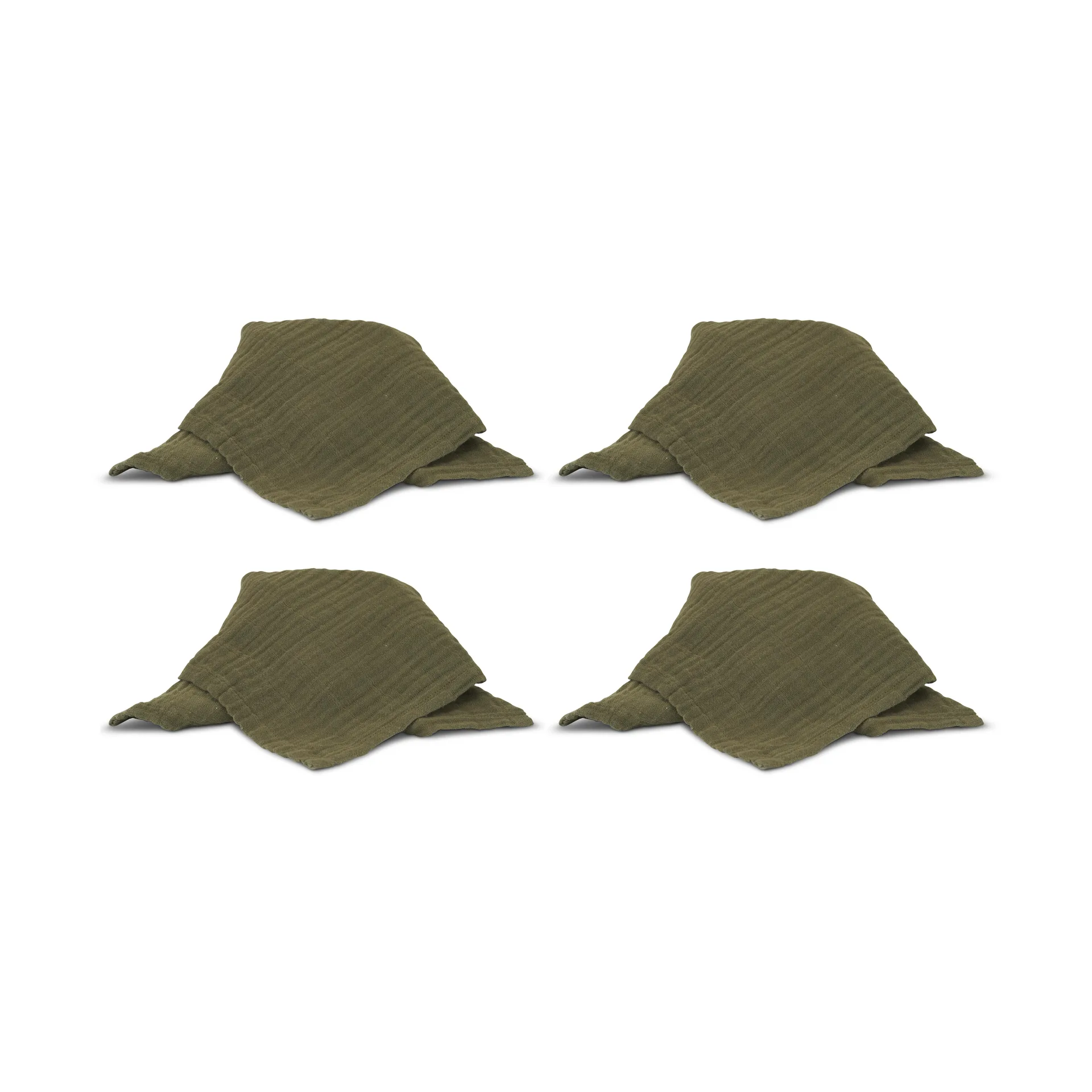 Astrid napkin 40x40 cm 4-pack, Green Boel & Jan