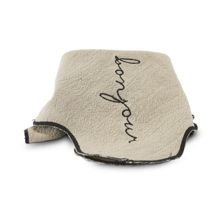 Bordeaux cotton napkin 40x40 cm, Beige Boel & Jan