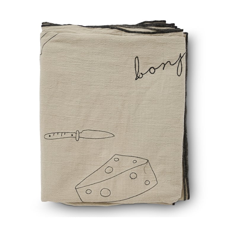 Boel & Jan Bordeaux tablecloth 150x250 cm Beige