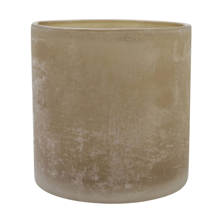 Bungenäs candle lantern Ø8 cm - Beige - Boel & Jan