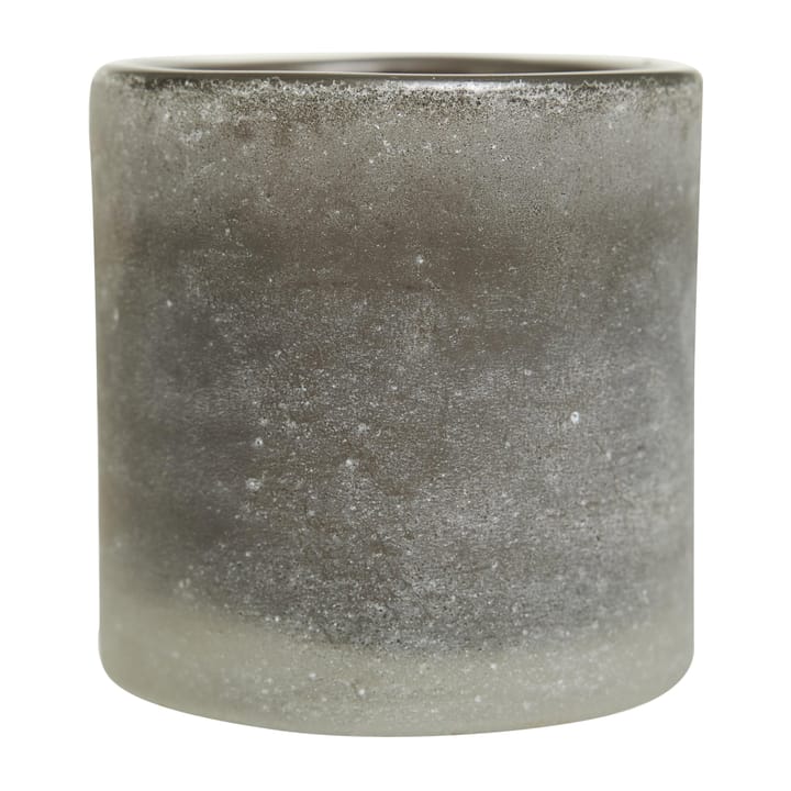 Bungenäs candle lantern Ø8 cm - grey - Boel & Jan