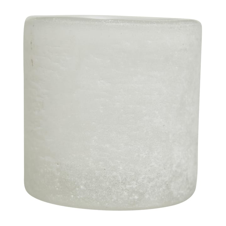 Bungenäs candle lantern Ø8 cm - White - Boel & Jan