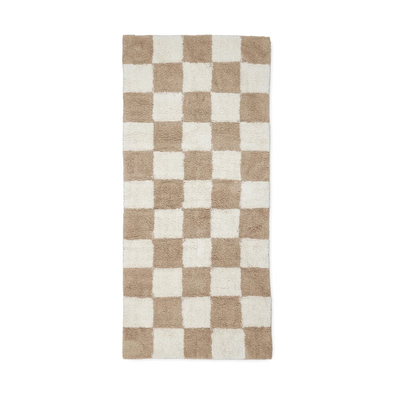 Boel & Jan Claudia Runner Rug 70x200 cm, Beige-white