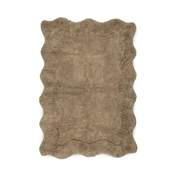 Curly cotton rug - 160x230 cm, Beige - Boel & Jan