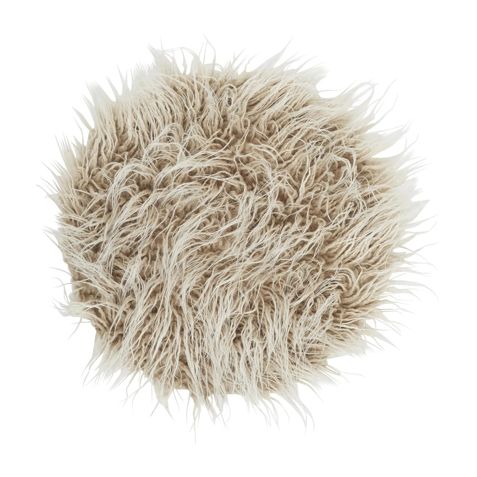 Dolly chair cushion Ø35 cm, Brown Boel & Jan