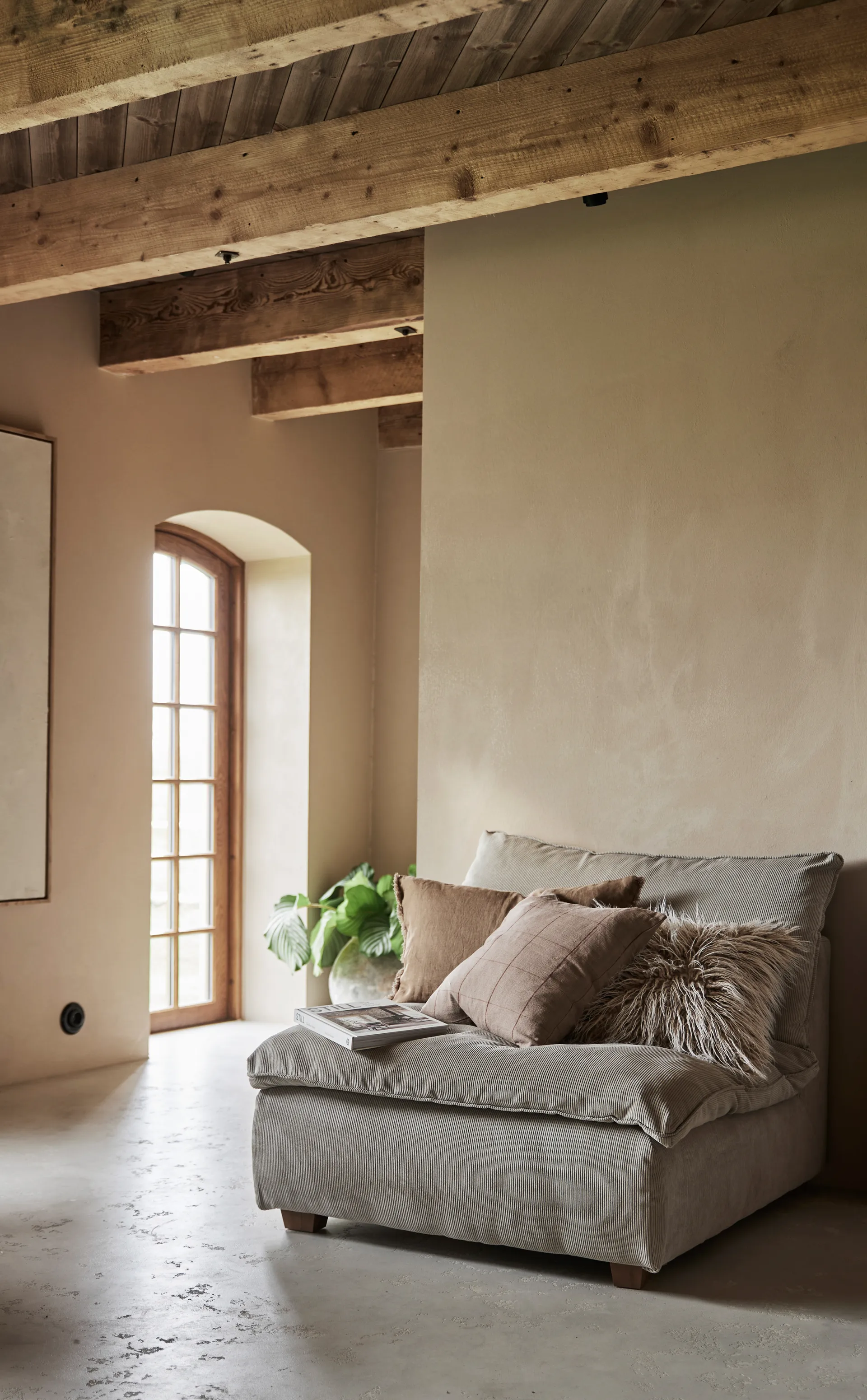 Dolly cushion cover 45x45 cm, Brown Boel & Jan