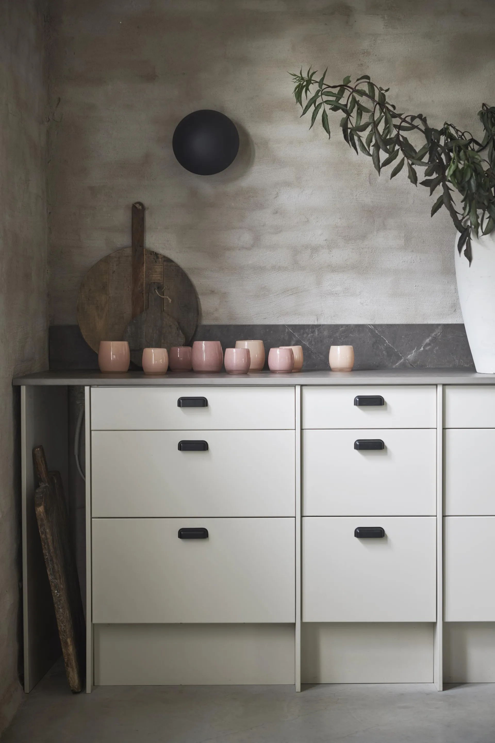 Goya lantern Ø8 cm, Apricot Boel & Jan