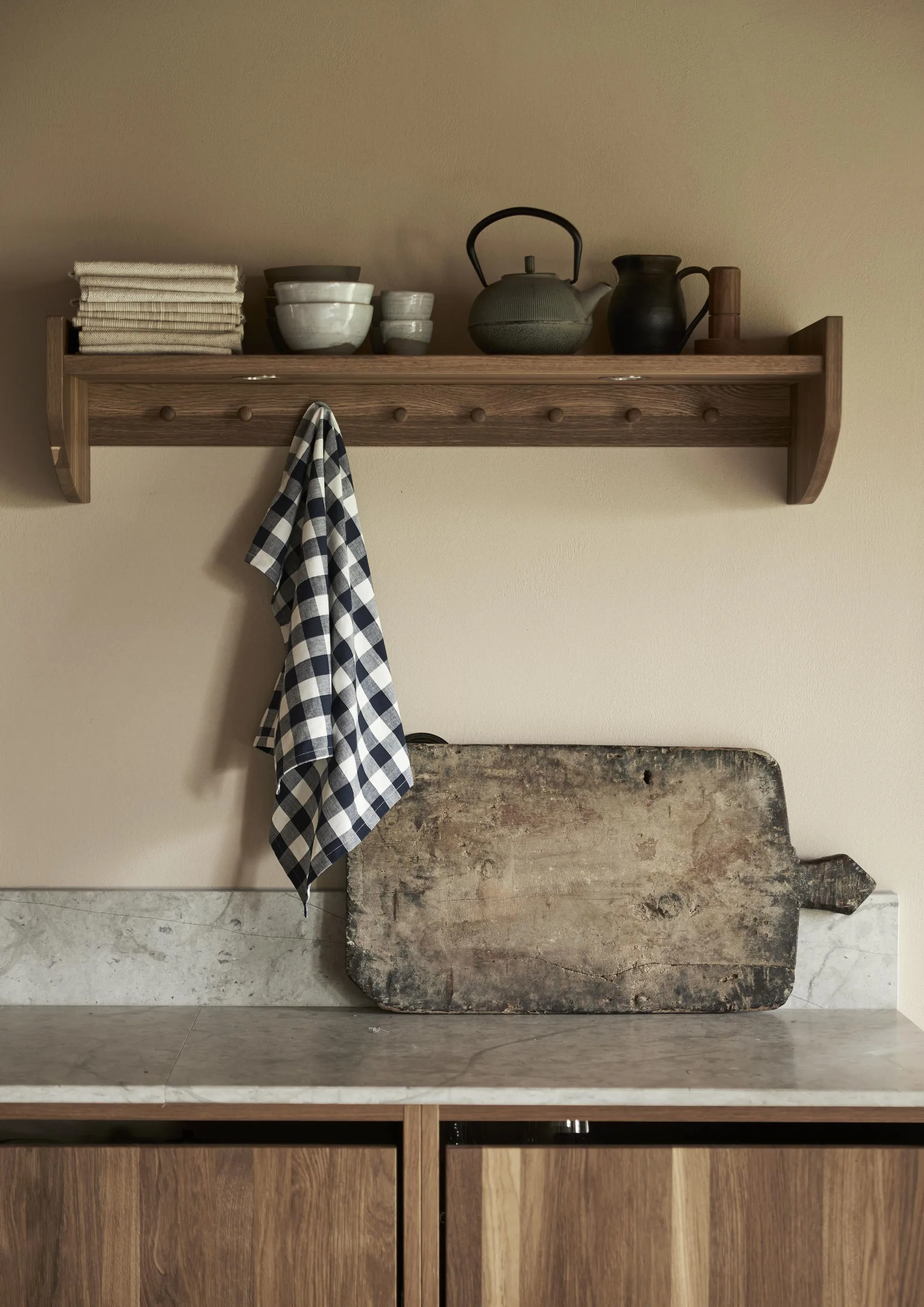 Grete kitchen towel 50x70 cm, Blue Boel & Jan