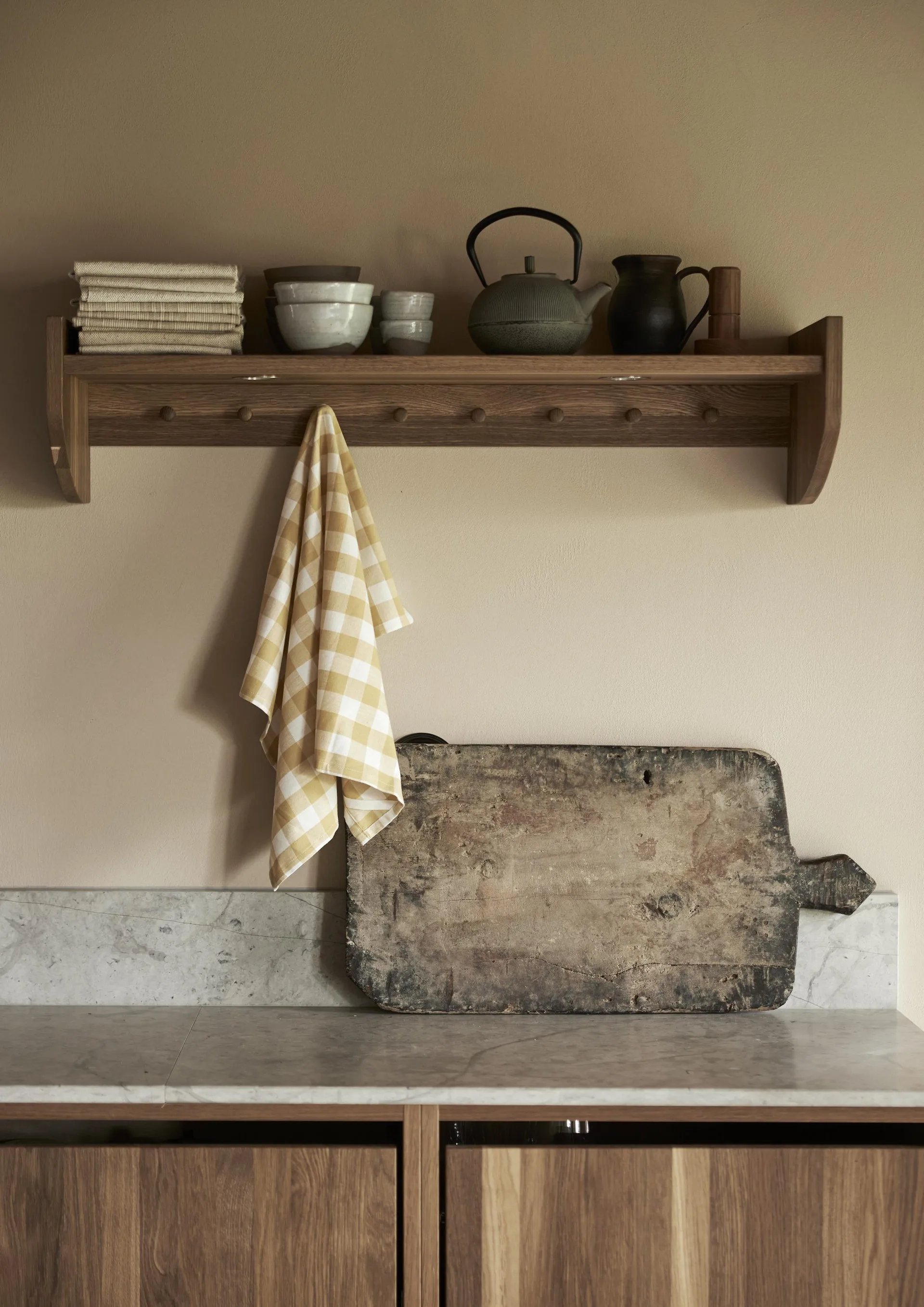 Grete kitchen towel 50x70 cm, Yellow Boel & Jan