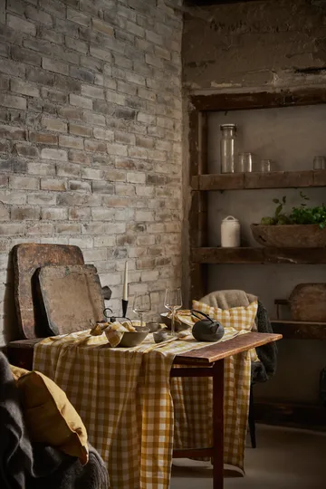 Grete pillowcase 45x45 cm - Yellow - Boel & Jan