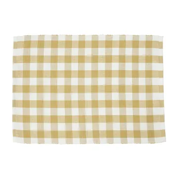 Grete placemat 35x45 cm - Yellow - Boel & Jan