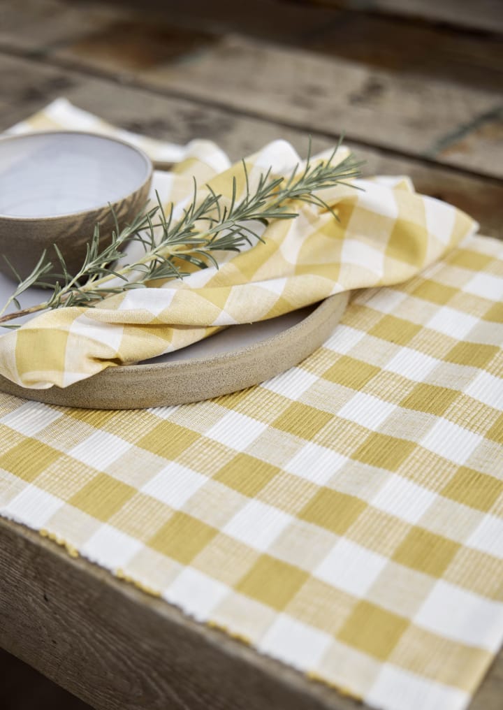 Grete placemat 35x45 cm, Yellow Boel & Jan