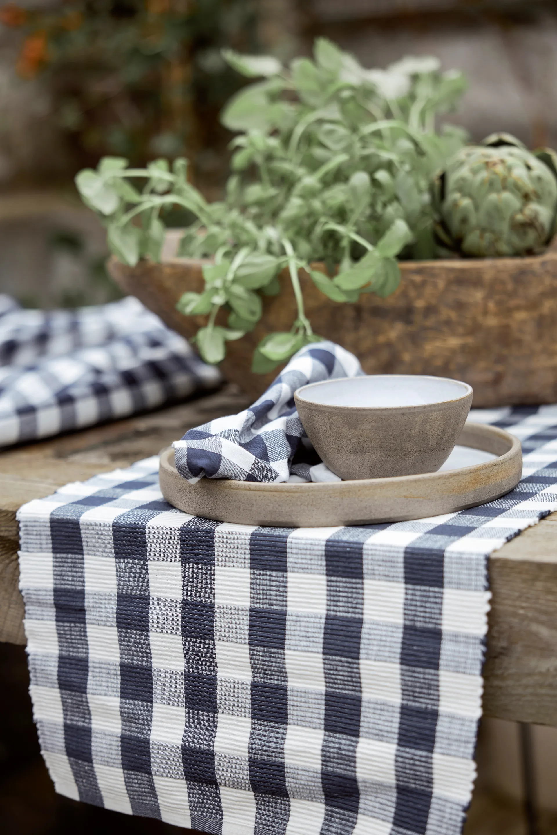 Grete runner 35x120 cm, Blue Boel & Jan