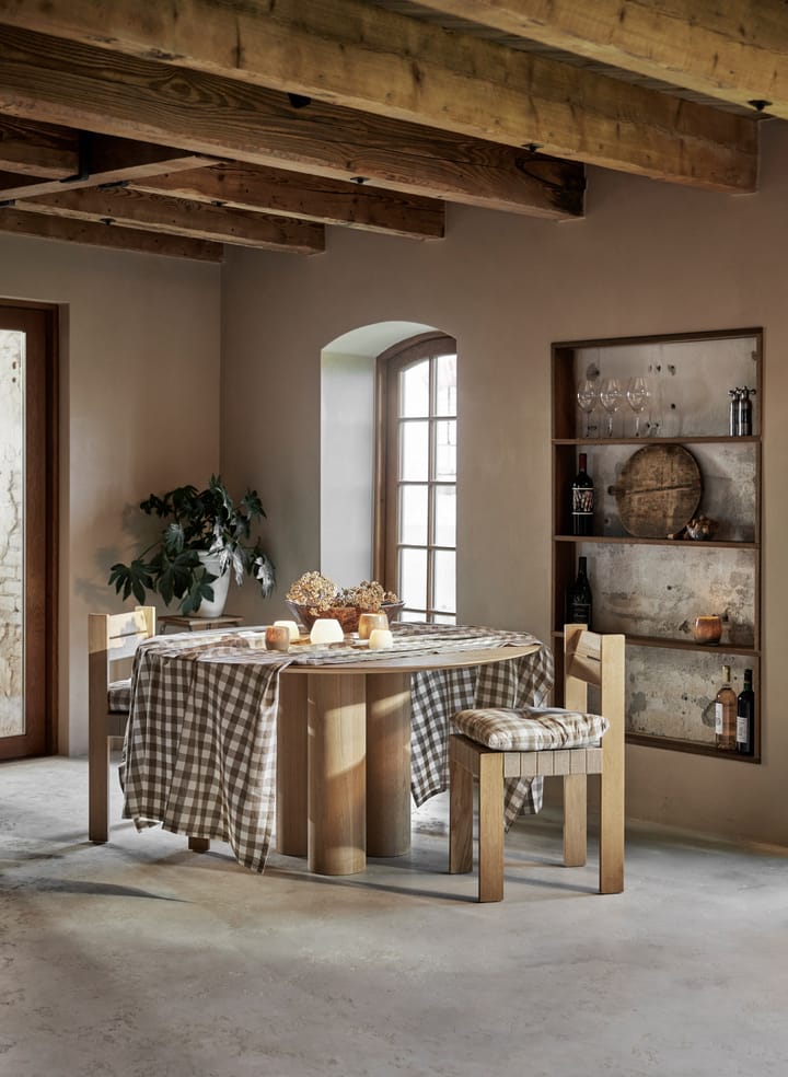 Grete table cloth 150x150 cm, Beige Boel & Jan