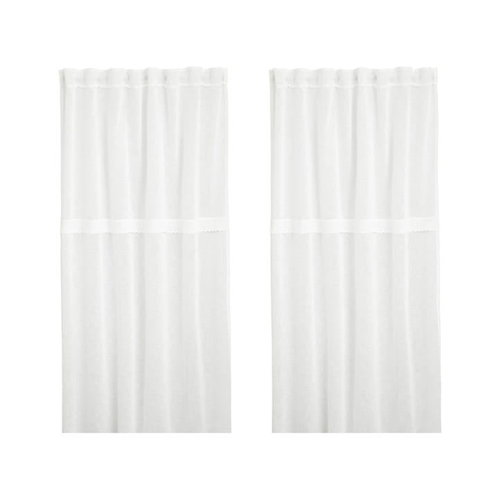 Gunvor curtain length 2-pack - off-white - Boel & Jan