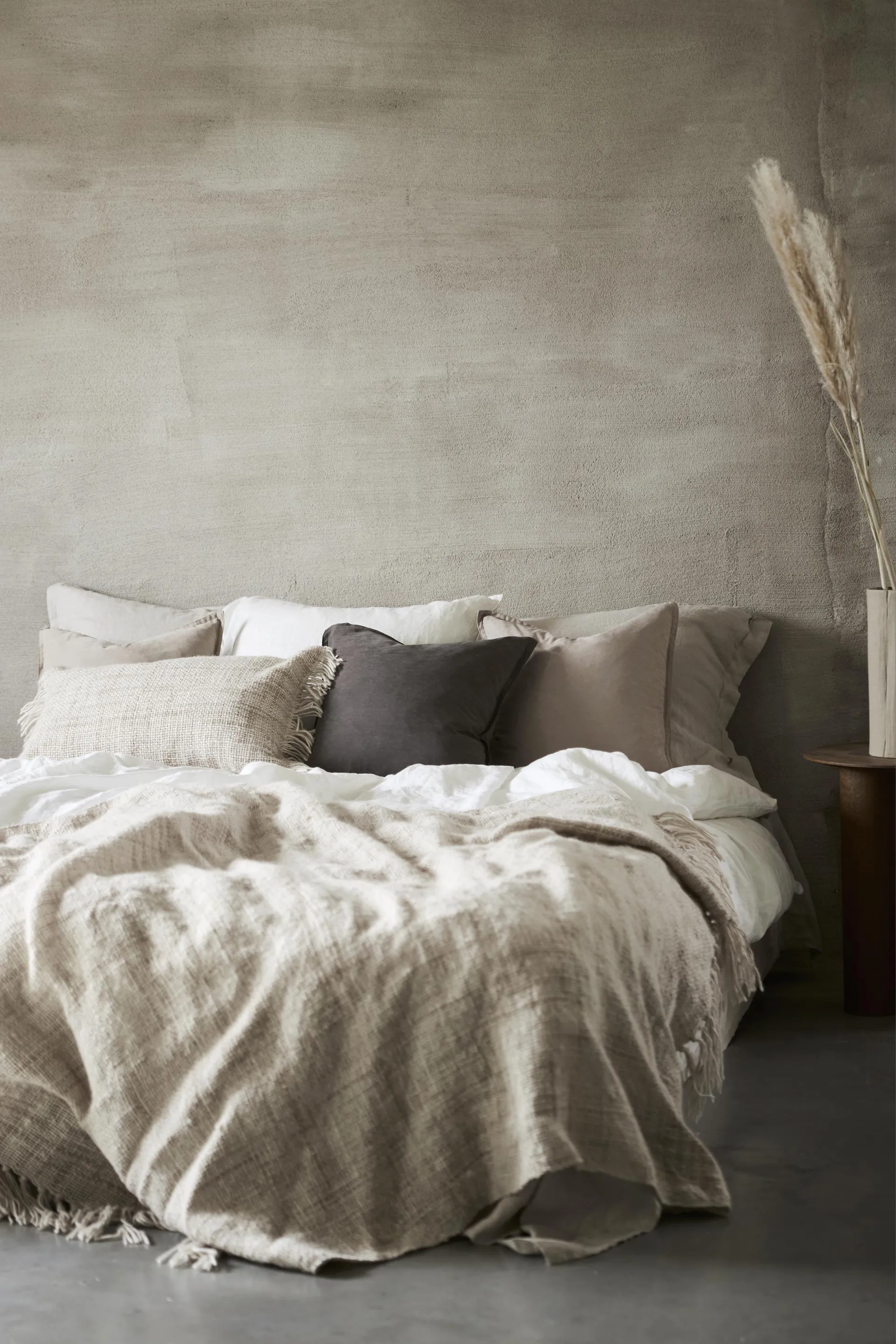 Hanna cushion Cover 45x45 cm, Brown Boel & Jan