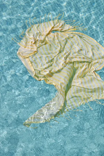 Höllviken bed sheet 90x150 cm - Yellow - Boel & Jan