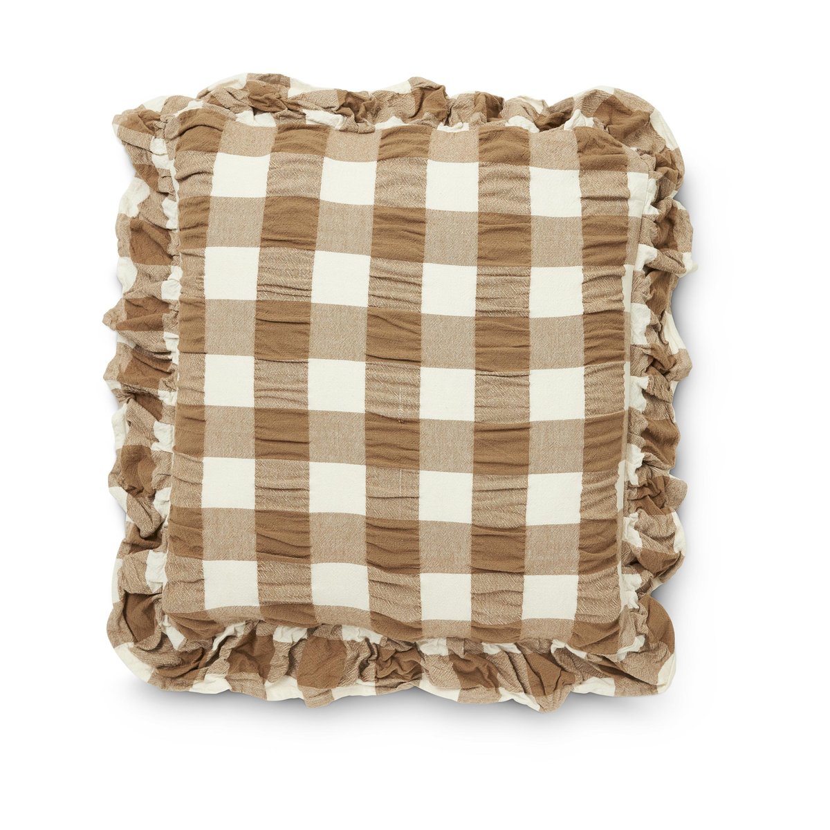 Boel & Jan Kullavik cushion cover 45x45 cm Brown-white