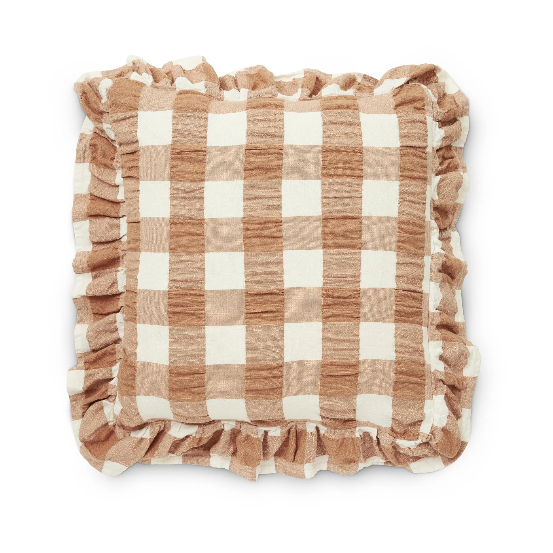 Kullavik cushion cover 45x45 cm, Rust-white Boel & Jan