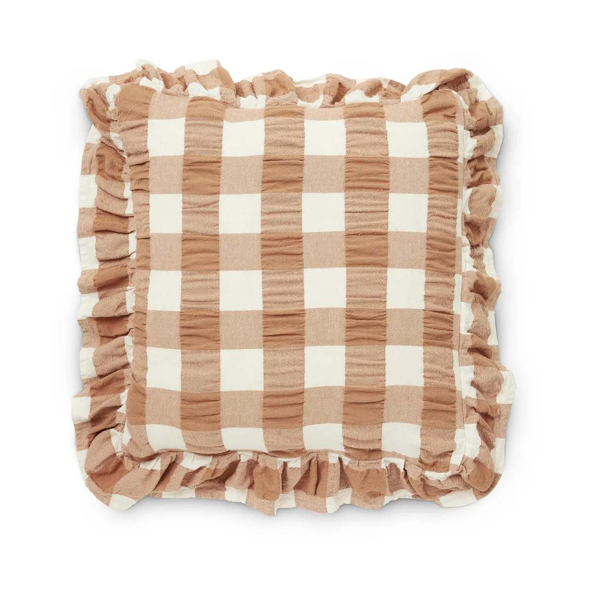 Boel & Jan Kullavik cushion cover 45x45 cm Rust-white
