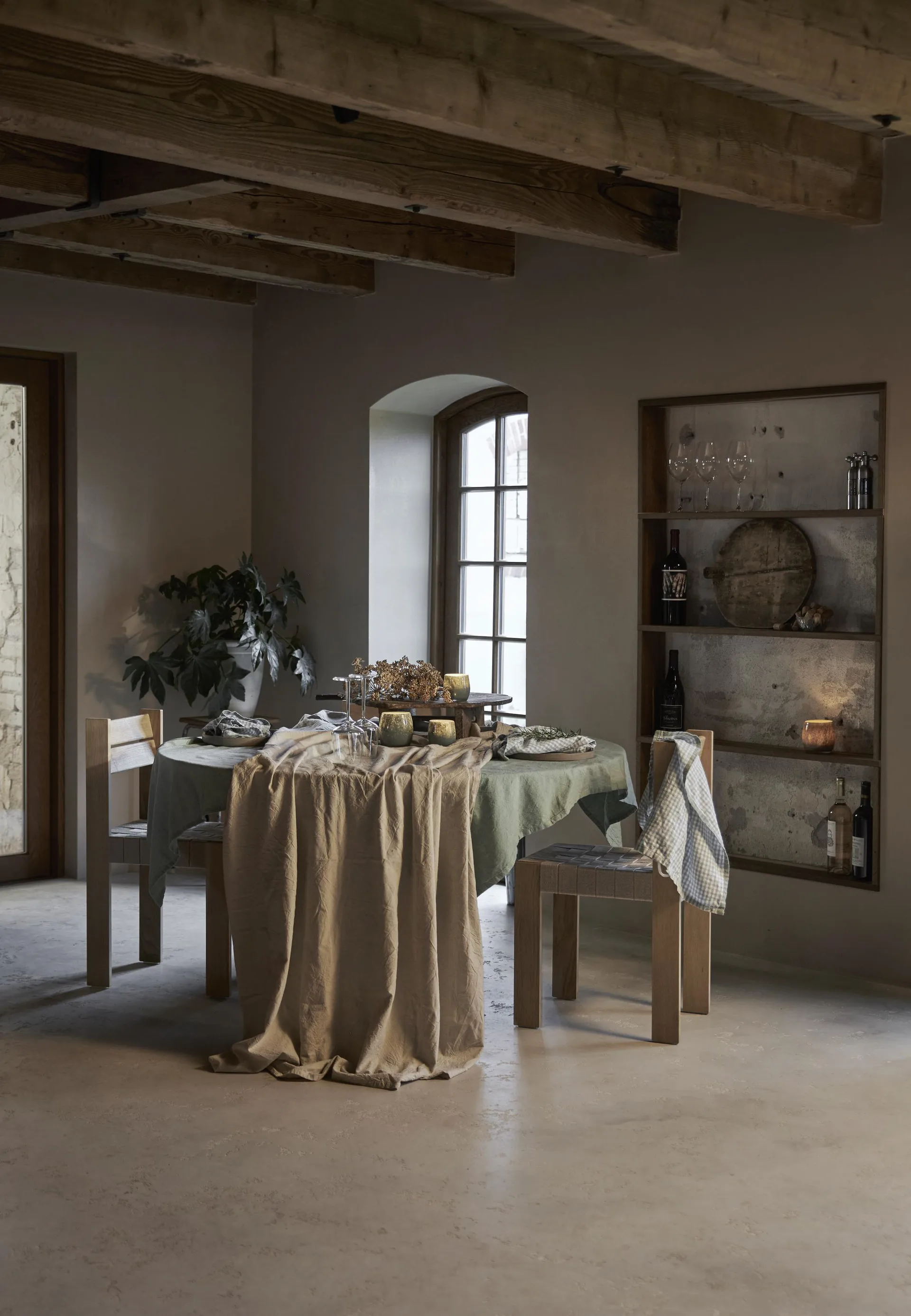 Lundgren kitchen towel 50x70 cm, Blue Boel & Jan