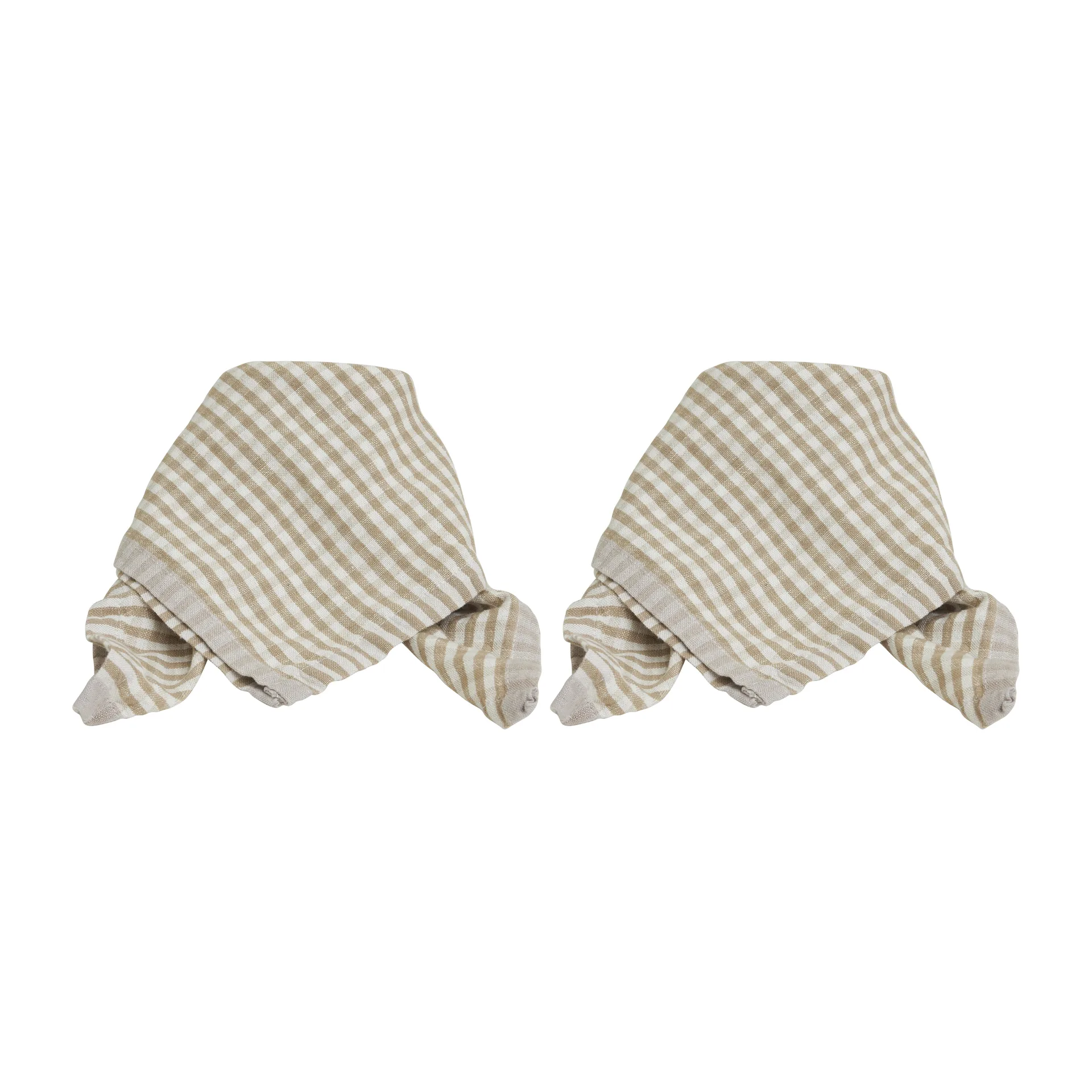 Lundgren napkin 40x40 cm 2-pack, Beige Boel & Jan