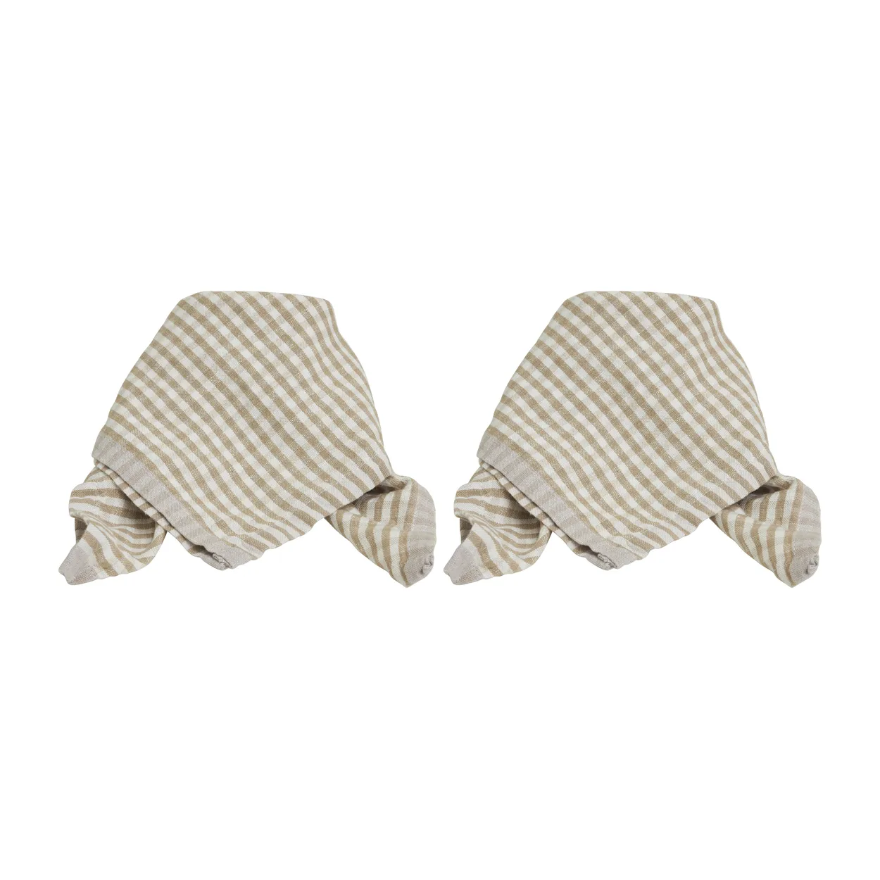 Boel & Jan Lundgren napkin 40x40 cm 2-pack Beige | Scandinavian Design | Linen & cotton napkins | Beige