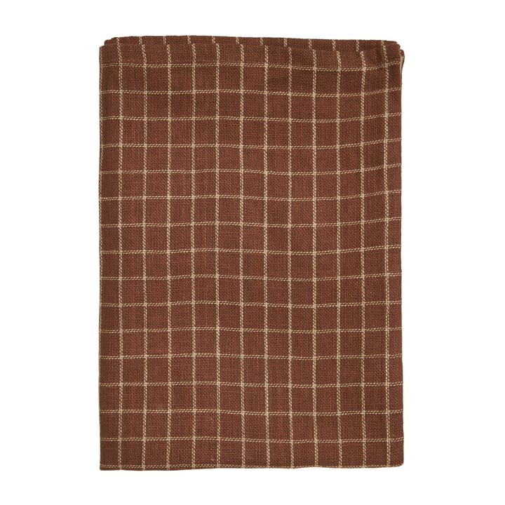 Lunnevik small cotton tablecloth 150x300 cm - Brown - Boel & Jan