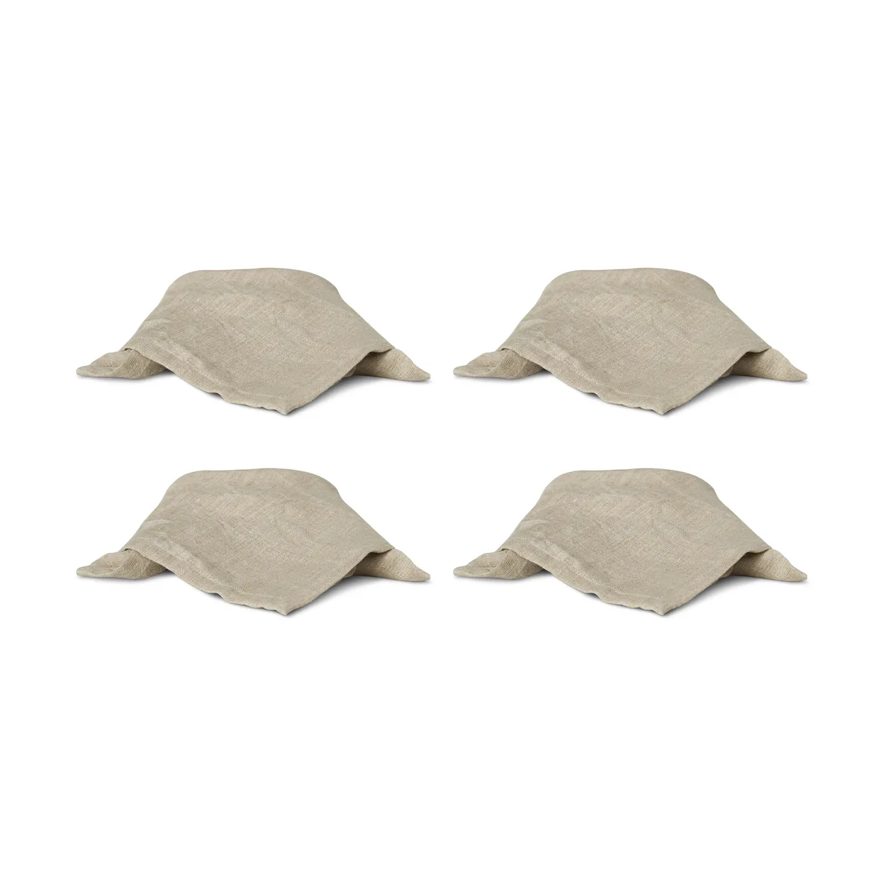 Boel & Jan Mandela linen napkin 40x40 cm Beige | Scandinavian Design | Linen & cotton napkins | Beige
