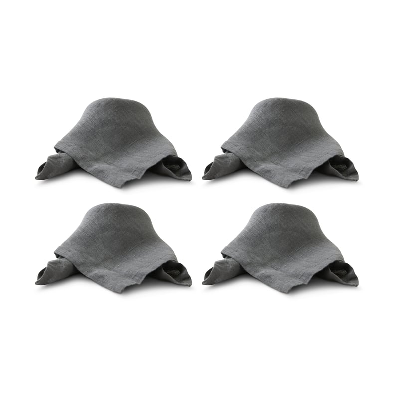 Boel & Jan Mandela linen napkin 40x40 cm Gray