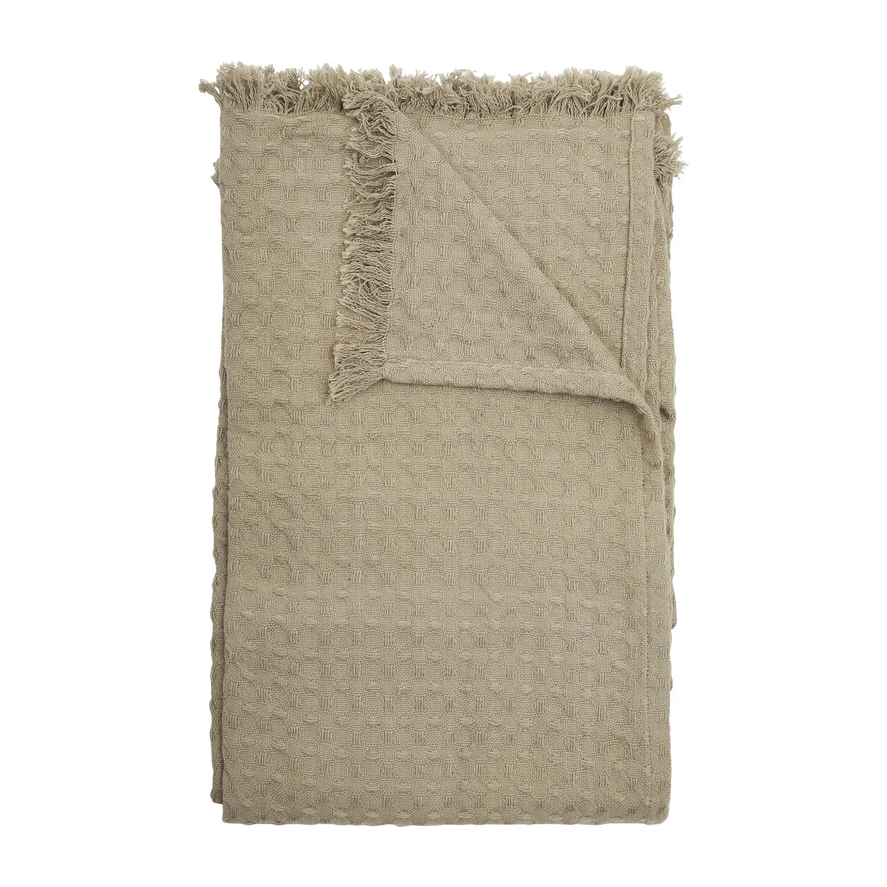 Boel & Jan Mellby throw 120x150 cm Beige | Scandinavian Design | Cotton blankets & throws | Beige
