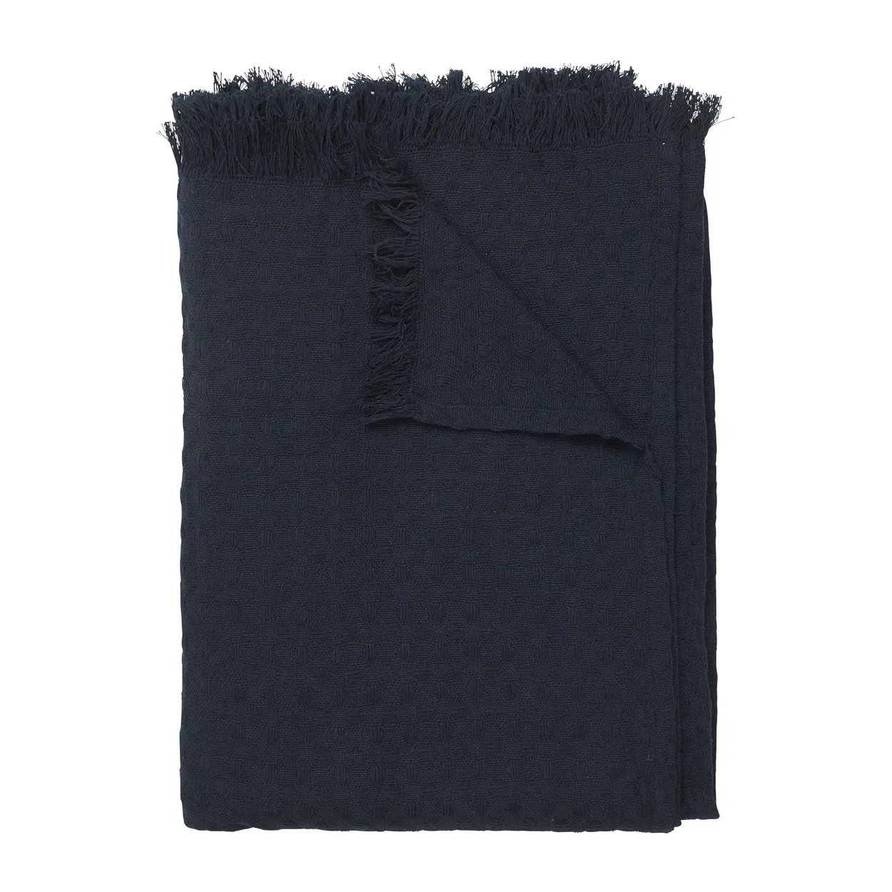 Boel & Jan Mellby throw 120x150 cm Blue | Scandinavian Design | Cotton blankets & throws | Blue