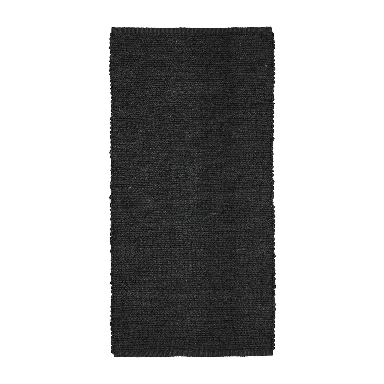 Boel & Jan Merida jute rug black 70x140 cm | Scandinavian Design | Jute & natural fibre rugs | Black
