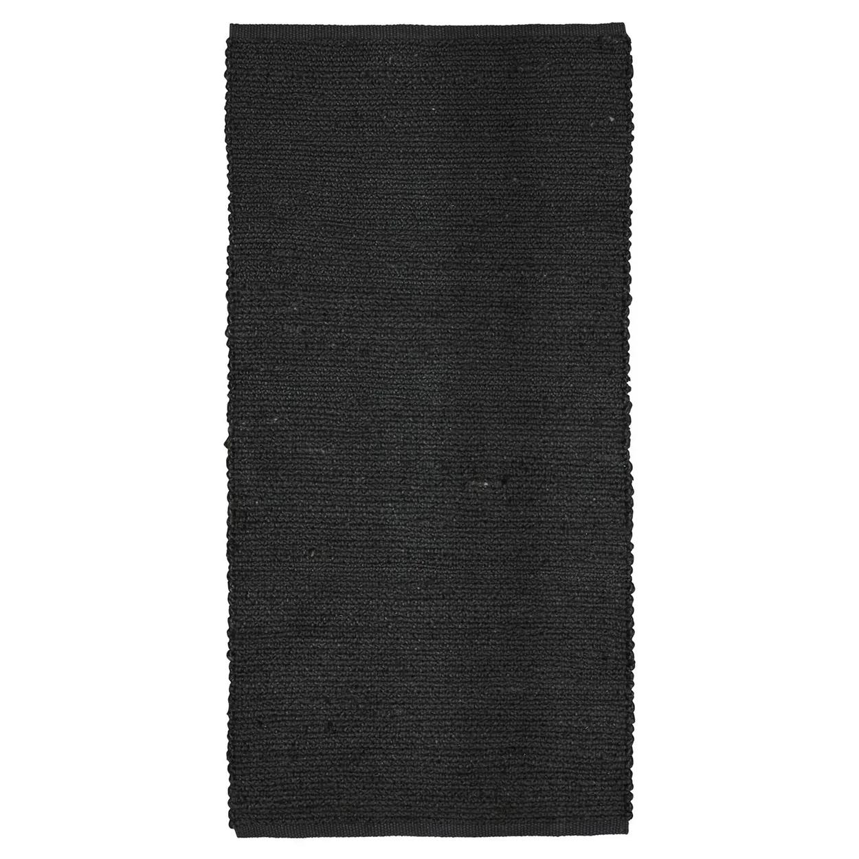 Boel & Jan Merida jute rug black 70x200 cm | Scandinavian Design | Jute & natural fibre rugs | Black