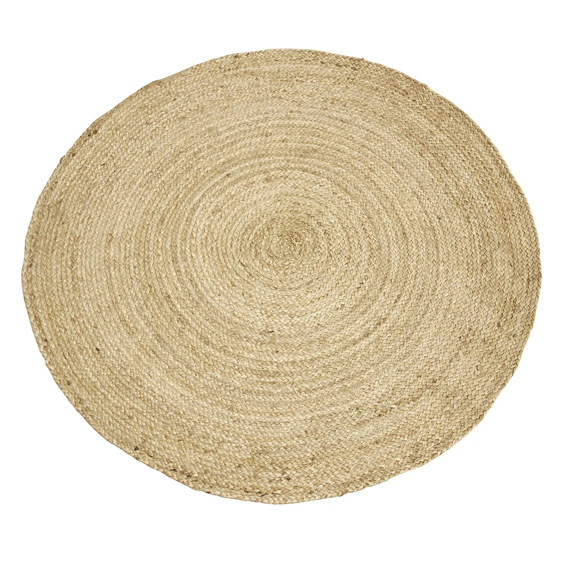 Boel & Jan Merida rund jute rug 120 cm | Scandinavian Design | Jute & natural fibre rugs | Beige