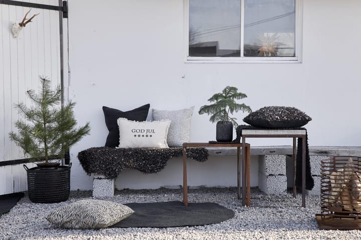 Merida runner 40x140 cm - black - Boel & Jan