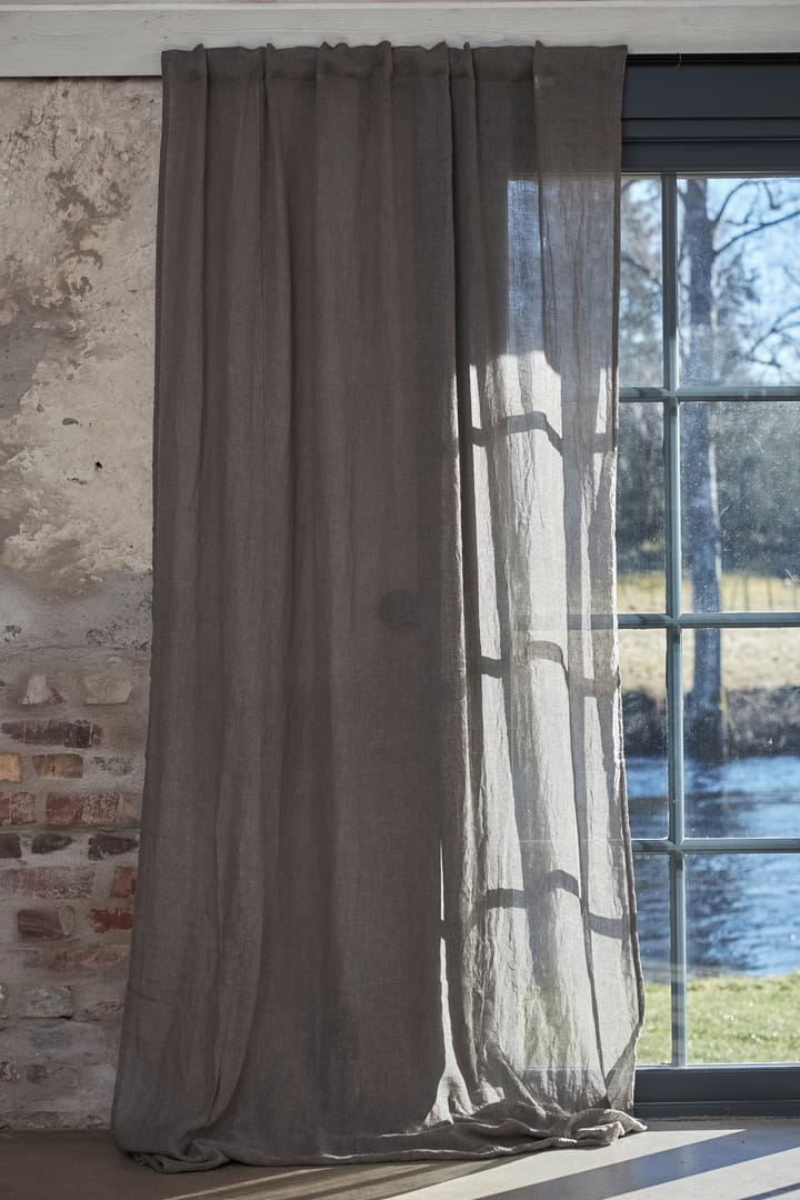 Mirja curtain 130x275 cm 2-pack - grey - Boel & Jan