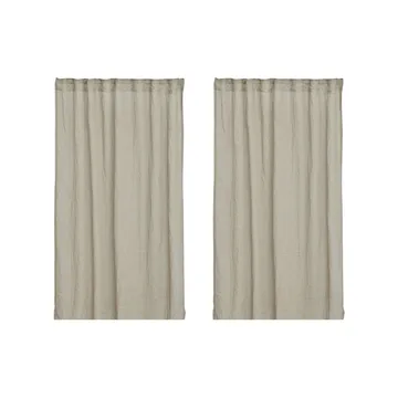 Mirja curtain 130x275 cm 2-pack - linen - Boel & Jan
