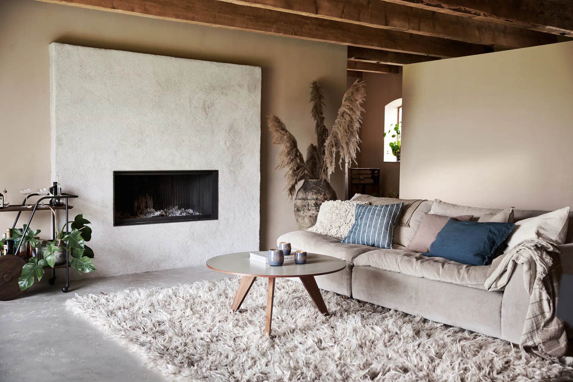 Noa pillowcase 40x60 cm, Blue Boel & Jan