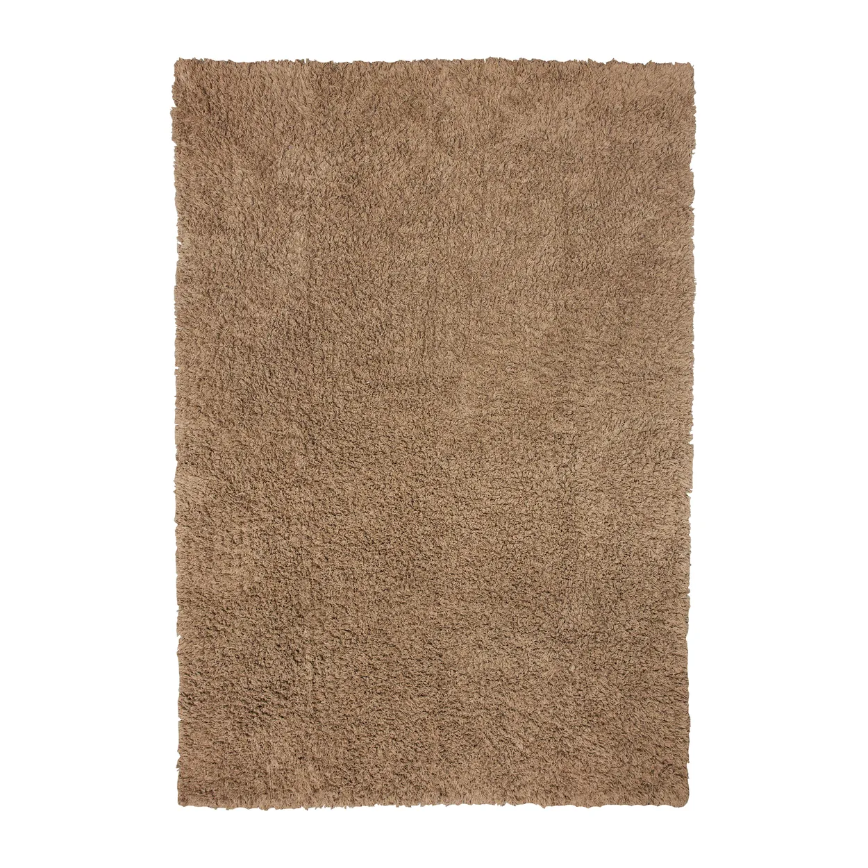 Boel & Jan Noma cotton rug 60x90 cm Brown | Scandinavian Design | Fringe & Deep pile rugs | Brown
