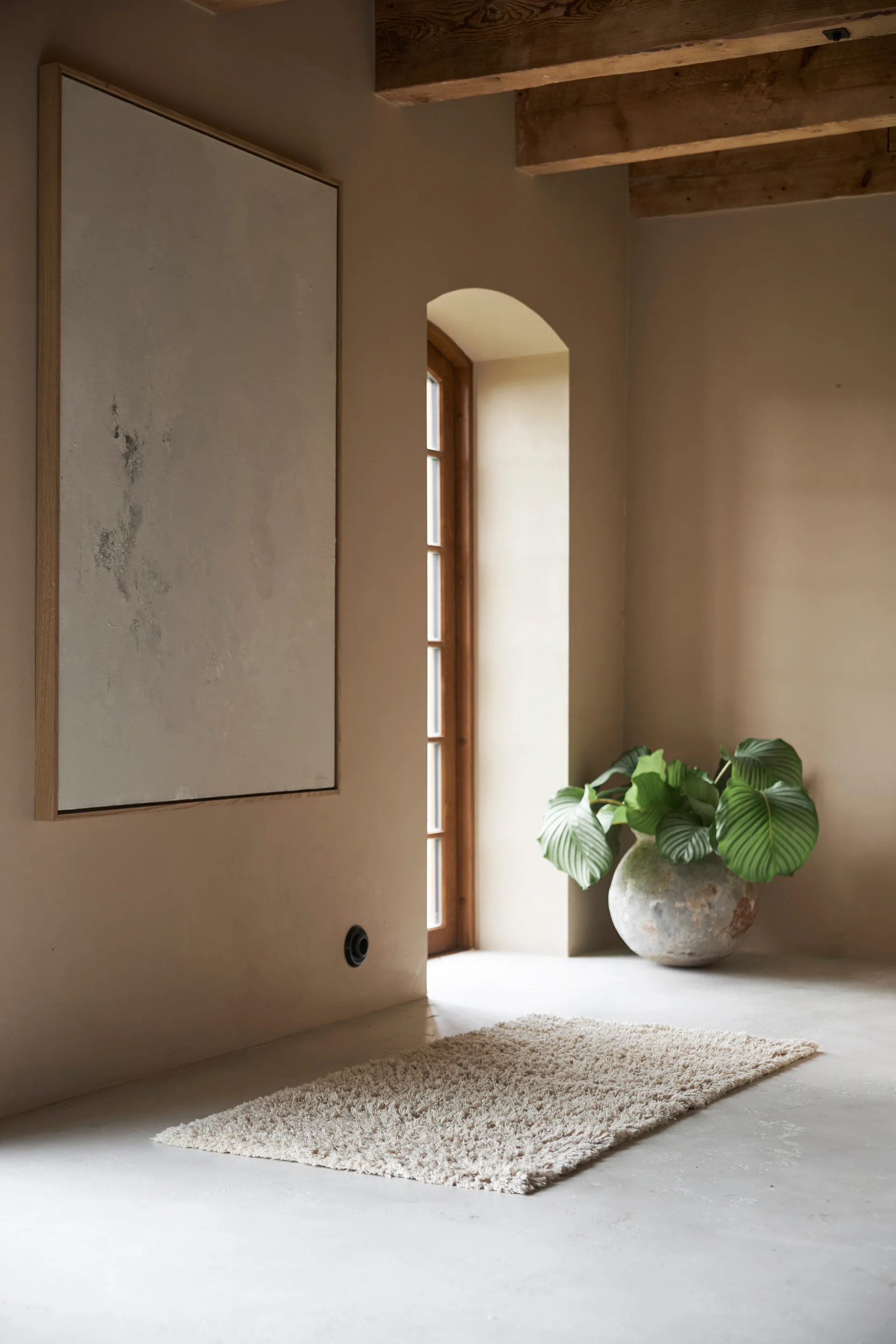 Noma cotton rug 70x140 cm, Beige Boel & Jan