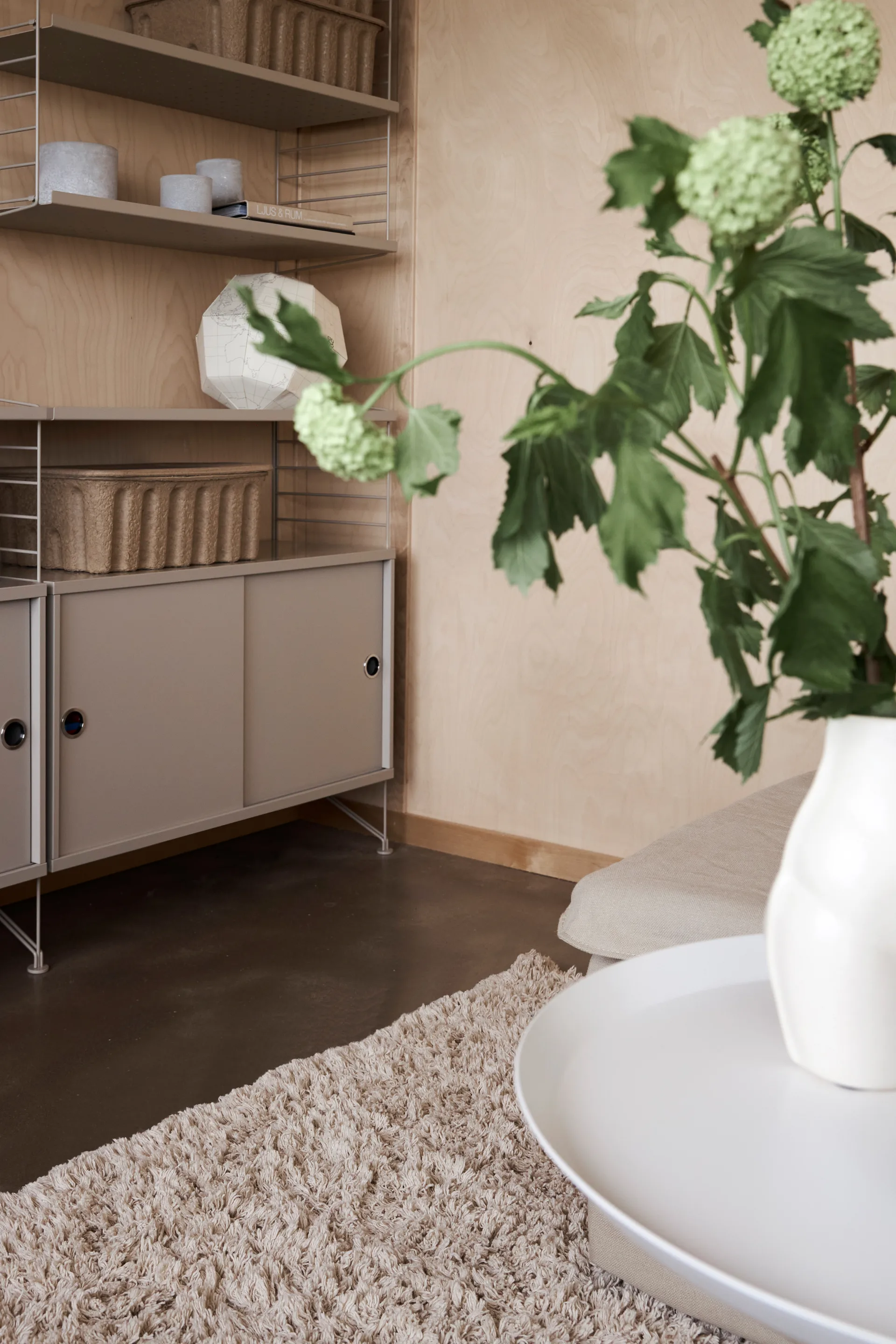 Noma cotton rug 70x200 cm, Beige Boel & Jan