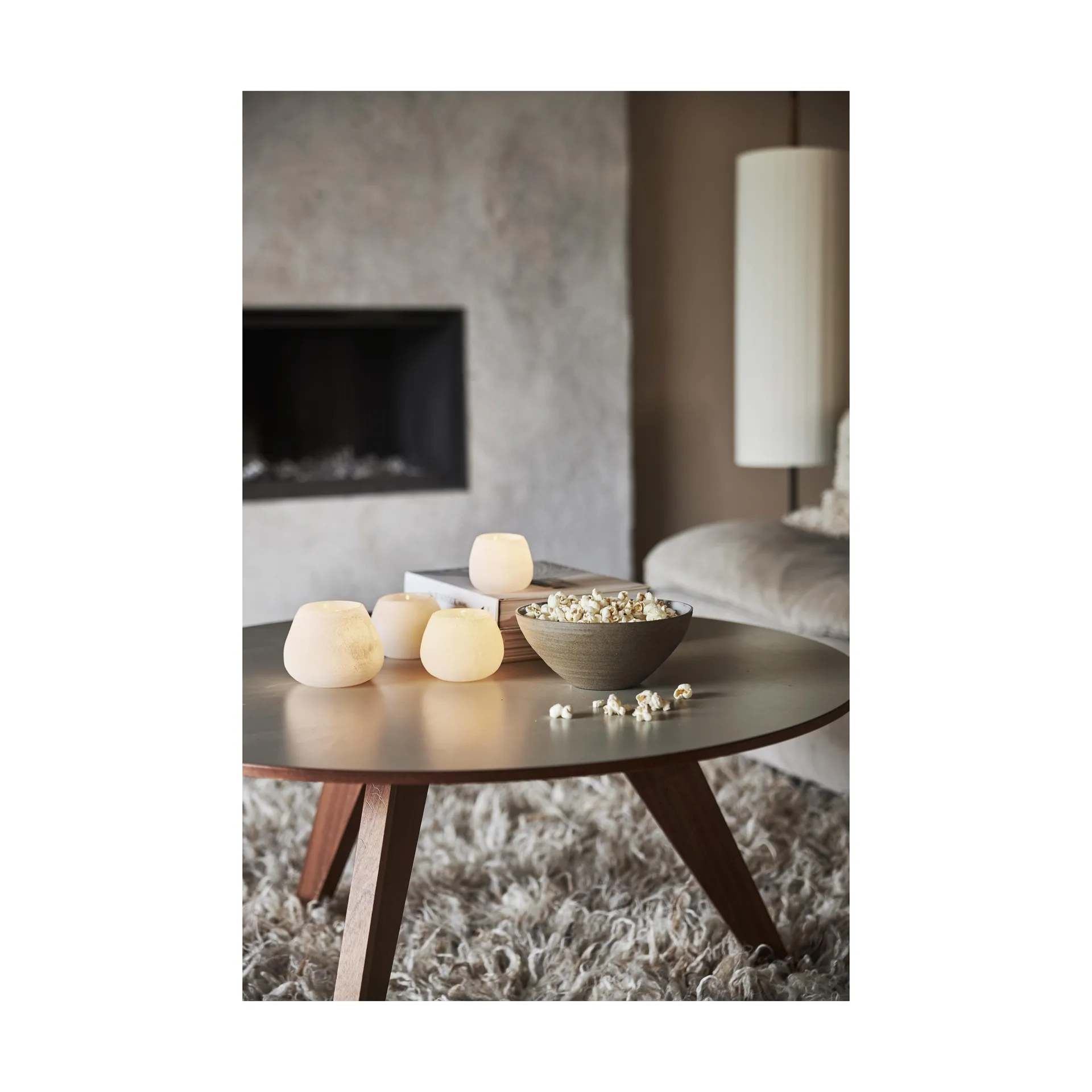 Norrvik lantern white, Ø7,5 cm Boel & Jan