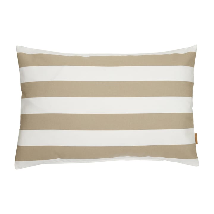 Outdoor stripe pillowcase 40x60 cm - Beige - Boel & Jan
