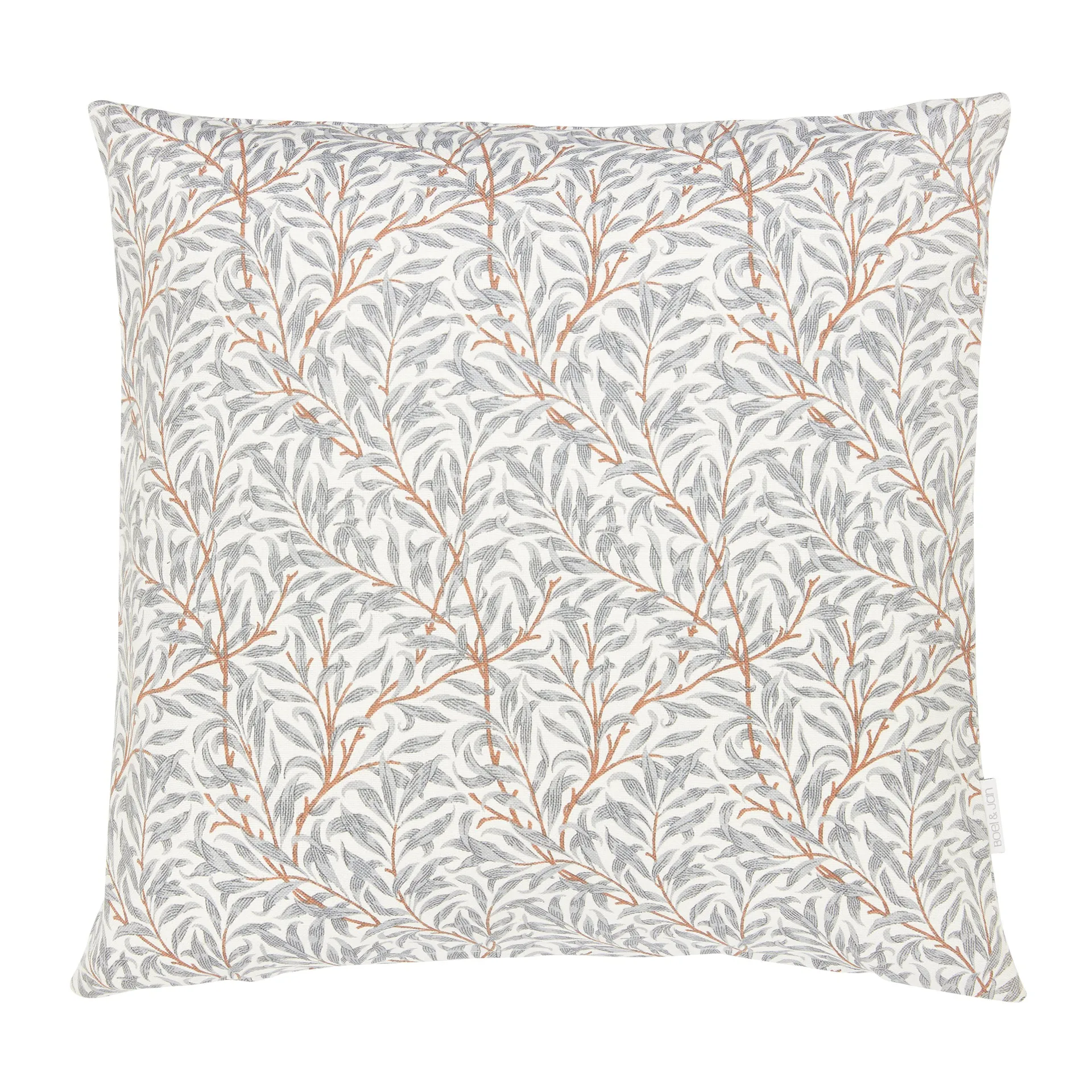 Ramas cushion cover 50x50 cm, Grey-orange Boel & Jan