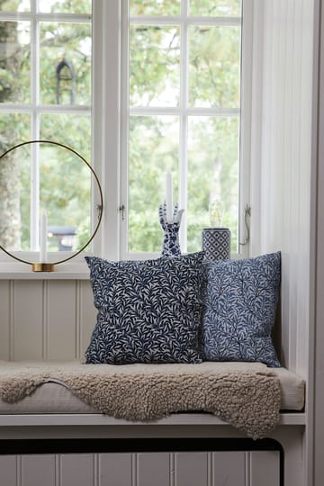 Ramas cushion cover 50x50 cm - White-light blue - Boel & Jan