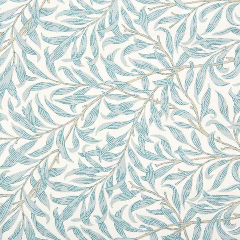 Boel & Jan Ramas fabric turquoise-white | Scandinavian Design | Fabric by the metre | Turquoise